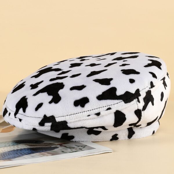 

Cow Print Beret, Multicolor