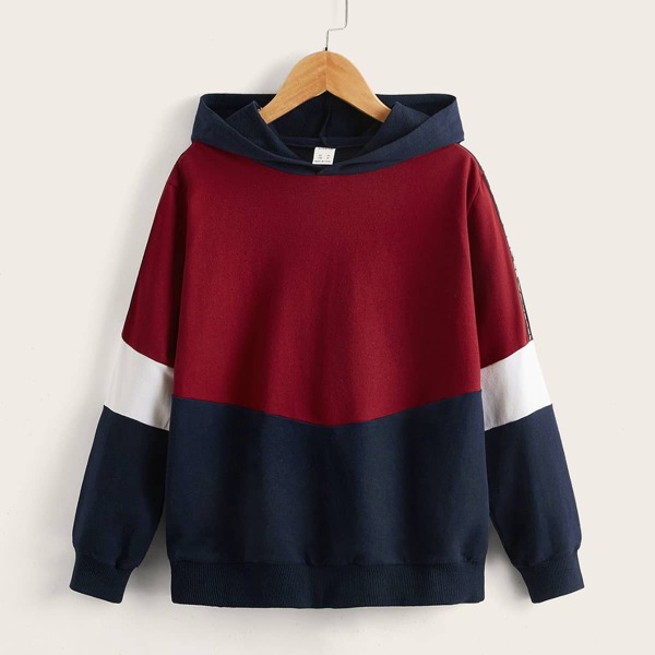 

Boys Color Block Hoodie, Multicolor