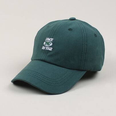 Letter Embroidered Baseball Cap