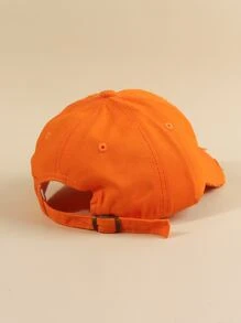 Men Art Dành cho mọi người Mũ bóng chày vòng sắt, Mũ giải trí chống nắng có thể điều chỉnh ngoài trời Thích hợp cho du lịch xuân thu, kỳ nghỉ ở bãi biển, Mũ chống nắng nam phong cách Y2K Mũ thanh niên thông thường - trái cam - Xem 2