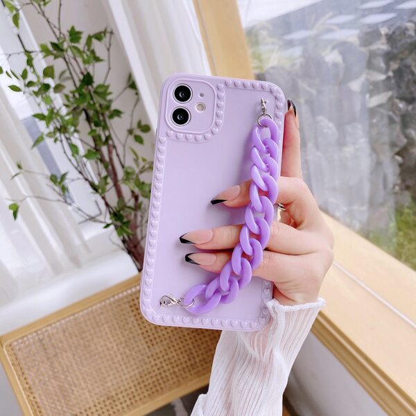 

Hand Strap Phone Case, Purple