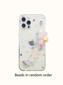 Funda de celular con estampado de dibujos animados con tira de mano - Multicolor - Ver 5