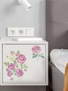花朵印花牆貼 - 彩色 - 查看 1