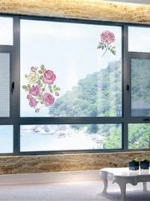 花朵印花牆貼 - 彩色 - 查看 4