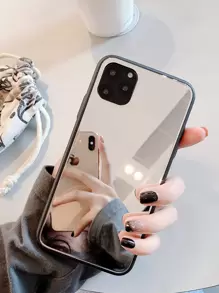 Mirror Phone Case - Silver - View 1