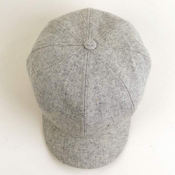 

Solid Baker Boy Cap, Light grey
