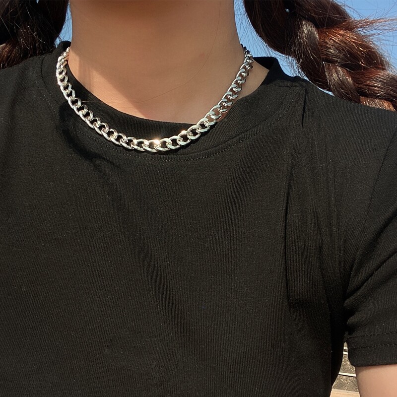 

Minimalist Chain Necklace, Silver