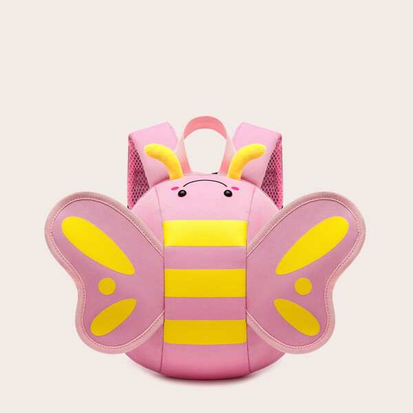 

Girls Cartoon Design Classic Backpack, Pink
