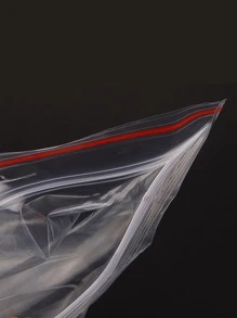 100入組透明食品密封袋 - 無色 - 查看 6