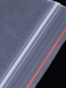 100入組透明食品密封袋 - 無色 - 查看 7