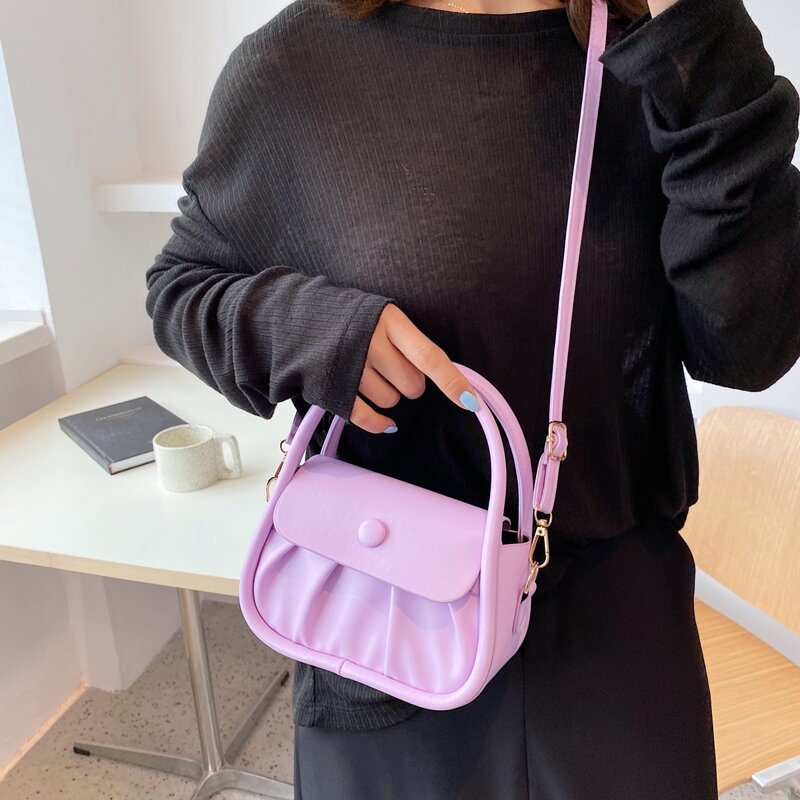 

Minimalist Satchel Bag, Purple