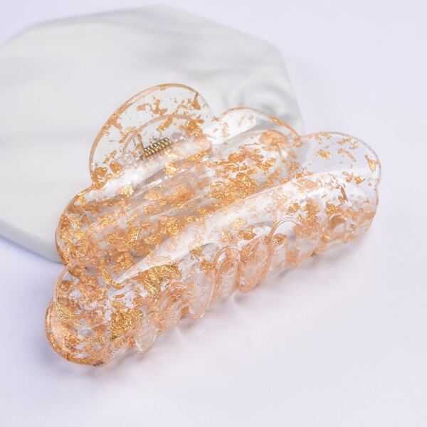 

Simple Acrylic Hair Claw, Orange