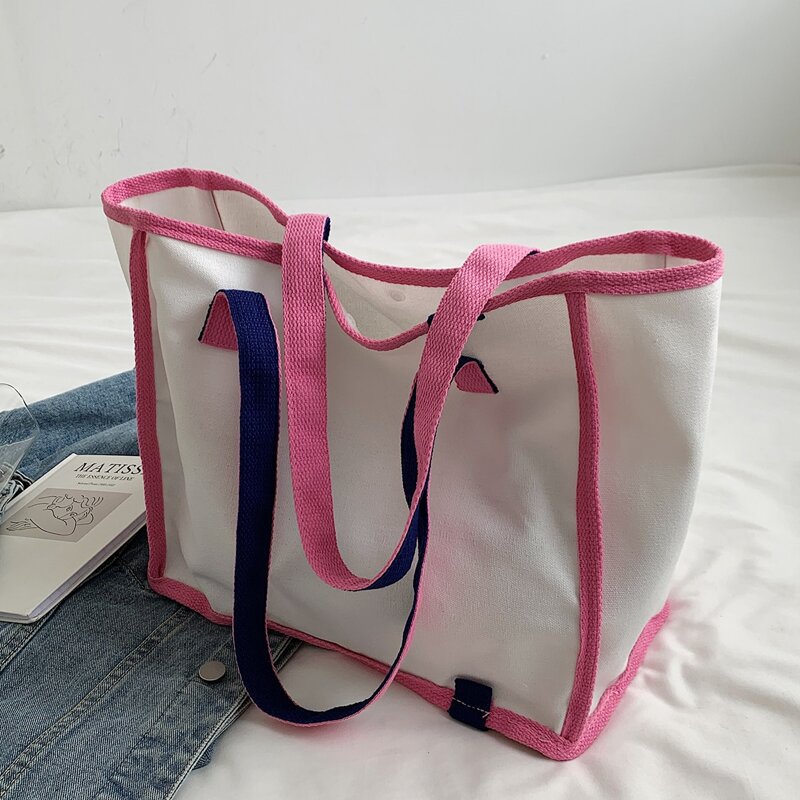

Two Tone Tote Bag, Pink