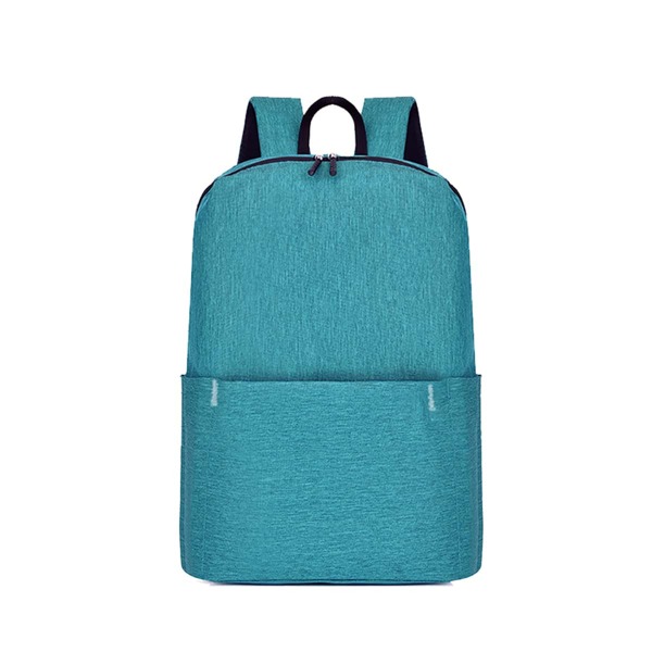 

Minimalist Pocket Front Backpack, Mint blue