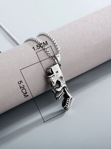 Men Stainless Steel Necklace Jewelry Gift For Men Fashionable - Silver - View 6