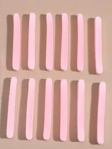 Compressed Face Wash, 12pcs PVA Face Wash, Makeup Remover Compression Strip Face Wash, Water Becomes Large, Travel Use - Pink - View 1