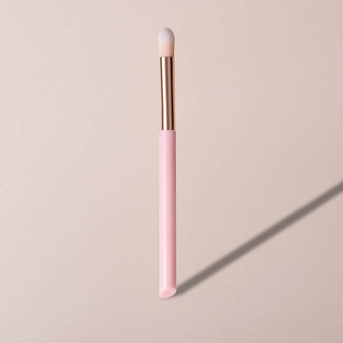 

1pc Solid Makeup Brush, Pink
