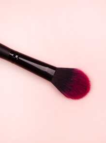 舌形腮红刷/高光刷/粉底刷/遮瑕刷/腮红刷/修容刷/古铜粉刷/散粉刷 - 黑色 - 查看 3