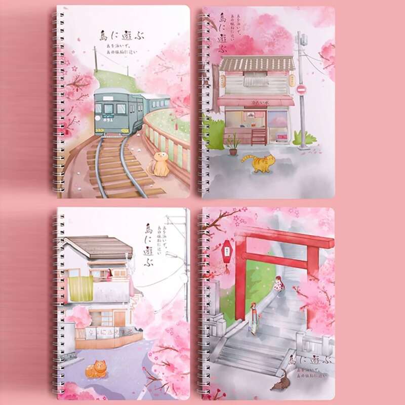 

1pc Cartoon Graphic Random Notebook, Multicolor