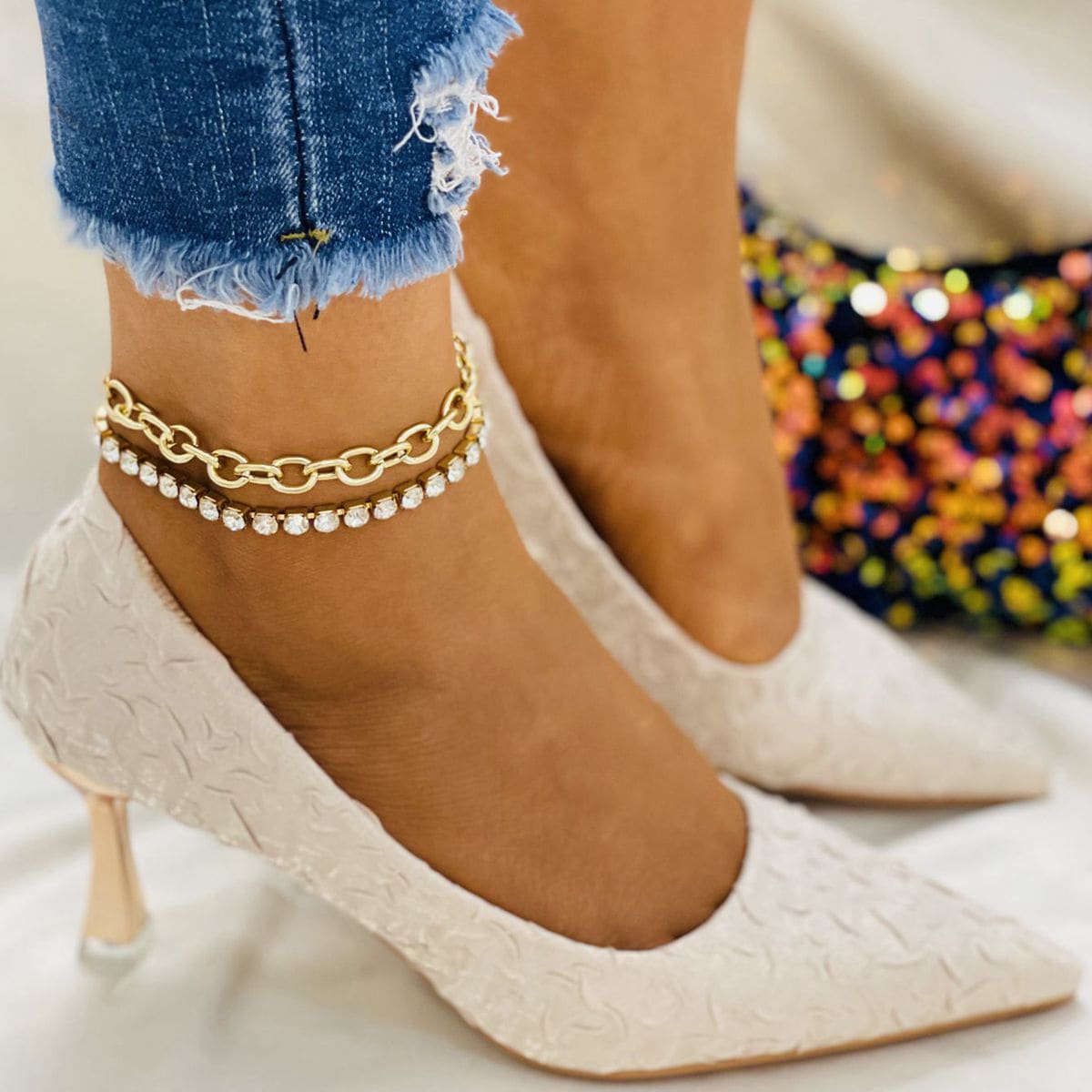 

Minimalist Pumps, Beige