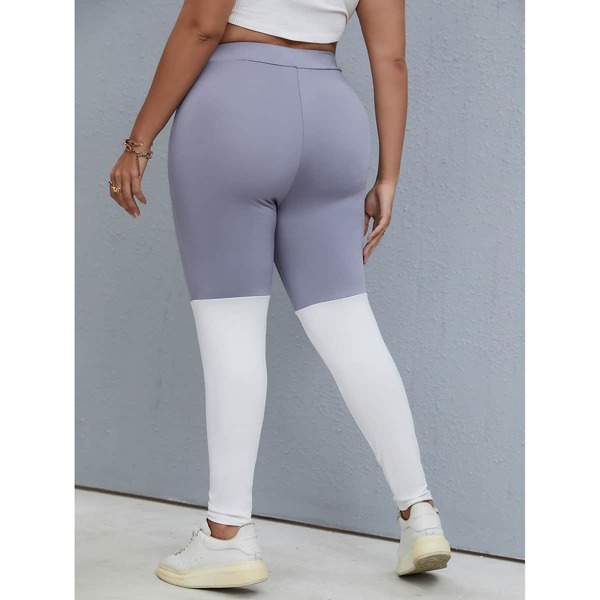 

Plus Two Tone Leggings, Multicolor