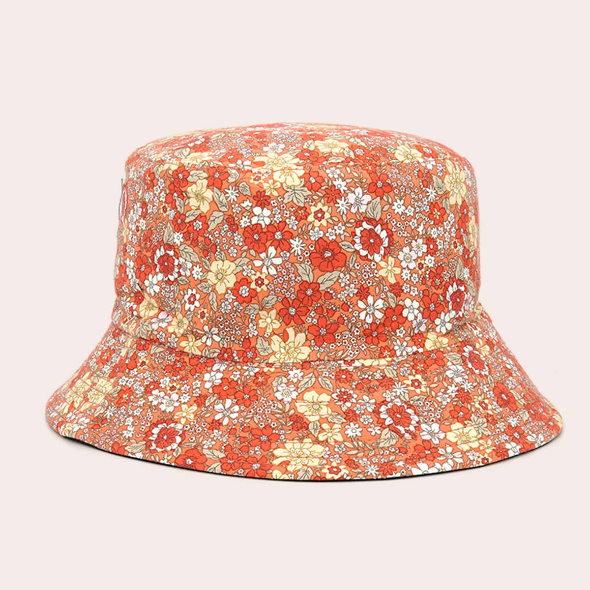 

Ditsy Floral Bucket Hat, Orange