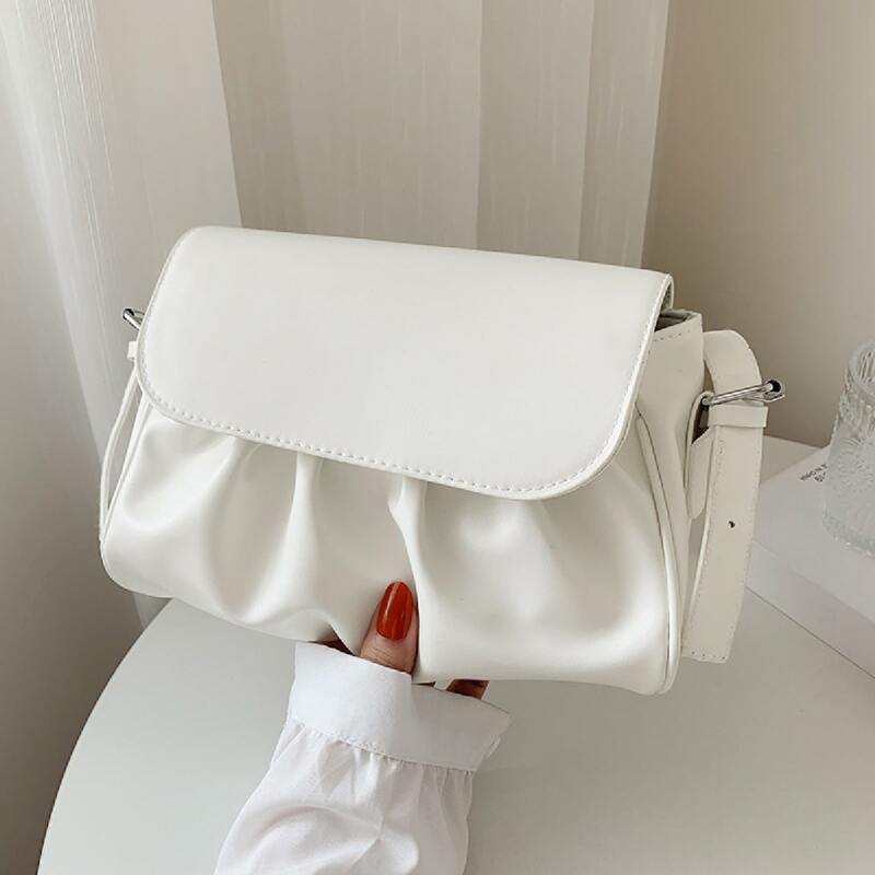 

Minimalist Shoulder Bag, White