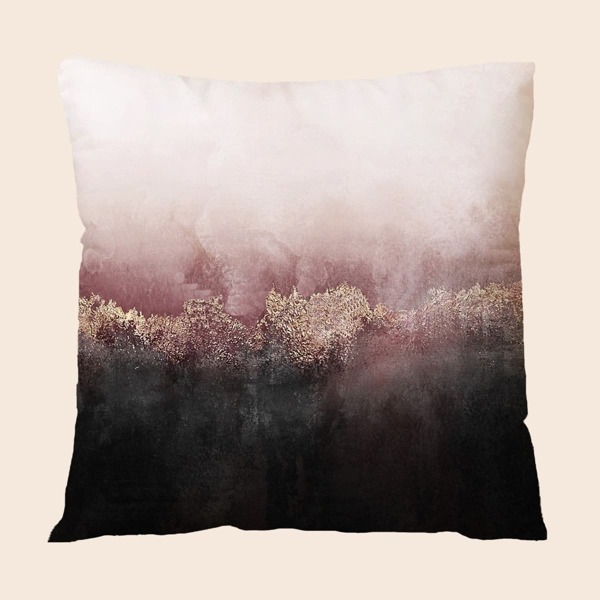 

Gradient Print Cushion Cover Without Filler, Purple