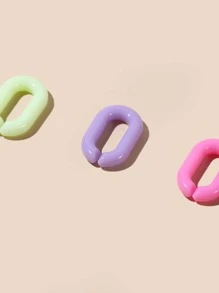 200入組彩色扣飾DIY首飾配件 - 彩色 - 查看 3