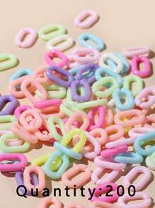 200入組彩色扣飾DIY首飾配件 - 彩色 - 查看 5