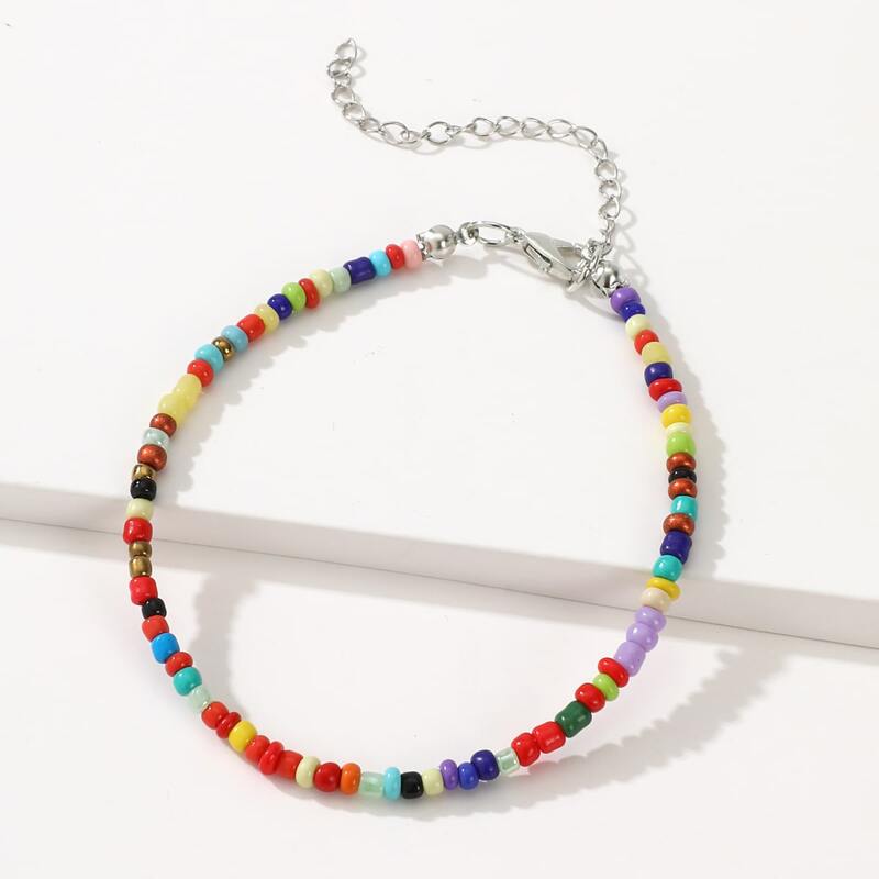 

Colorful Beaded Bracelet, Multicolor