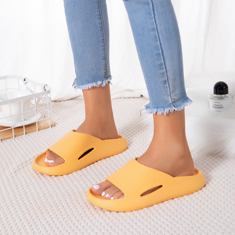 

Minimalist Cut Out Slides, Yellow
