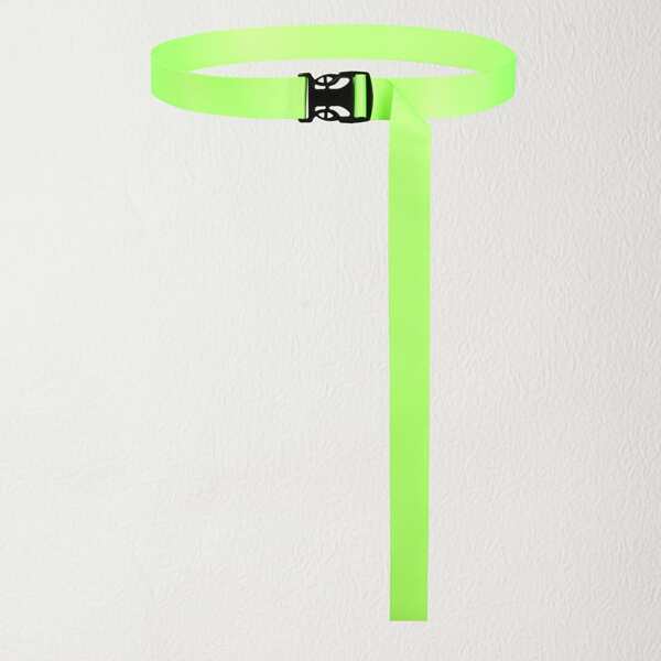

Release Buckle Tape Belt, Lime green