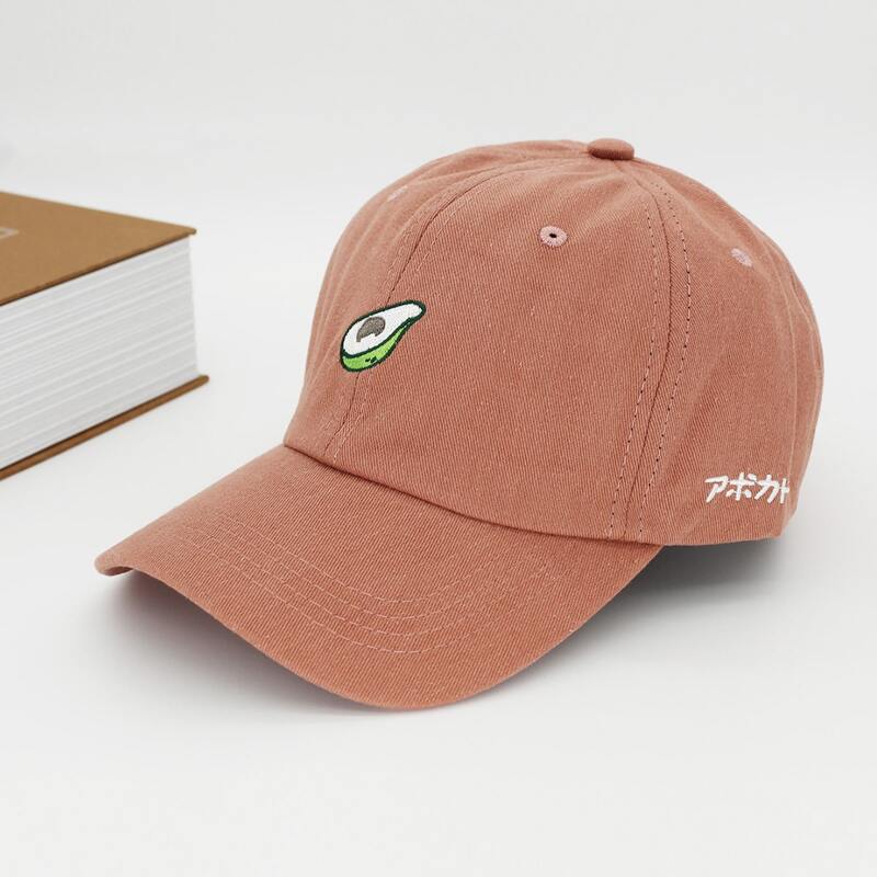 

Guys Avocado Embroidery Bucket Hat, Pink