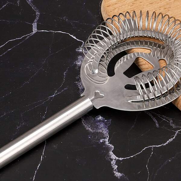 

1pc Stainless Steel Ice Filter, Silver