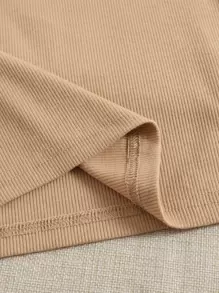 SHEIN EZwear Bộ 3 áo tank top dệt kim gân - Nhiều màu - Xem 6