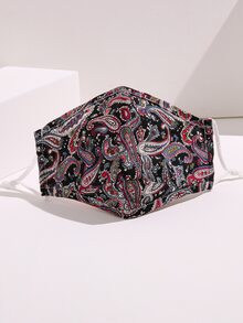 Mascarilla facial con estampado de Paisley 2 piezas - Multicolor - Ver 2
