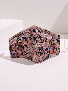 Mascarilla facial con estampado de Paisley 2 piezas - Multicolor - Ver 3