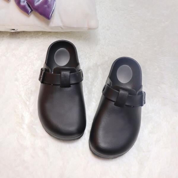 

Minimalist Slip On Slides, Black