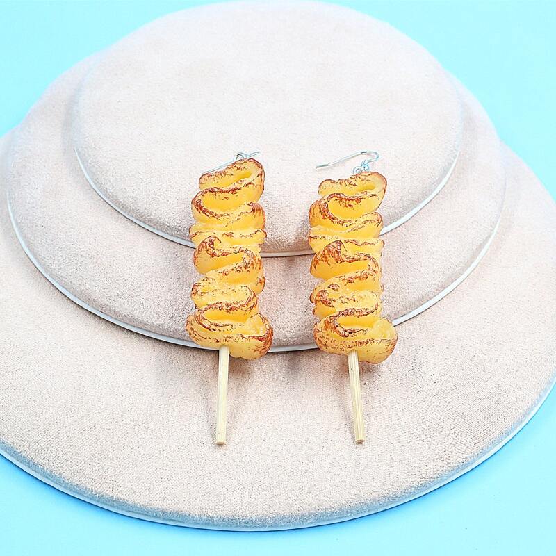 

Simulation Food Charm Earrings, Multicolor
