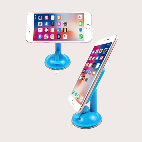 

360 Degree Rotation Suction Cup Car Phone Holder, Blue