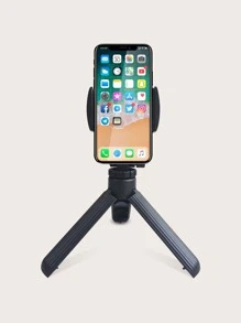 Desktop Phone Tripod Holder, Phone Tripod - Black - View 1
