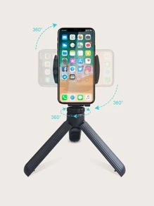 Desktop Phone Tripod Holder, Phone Tripod - Black - View 5