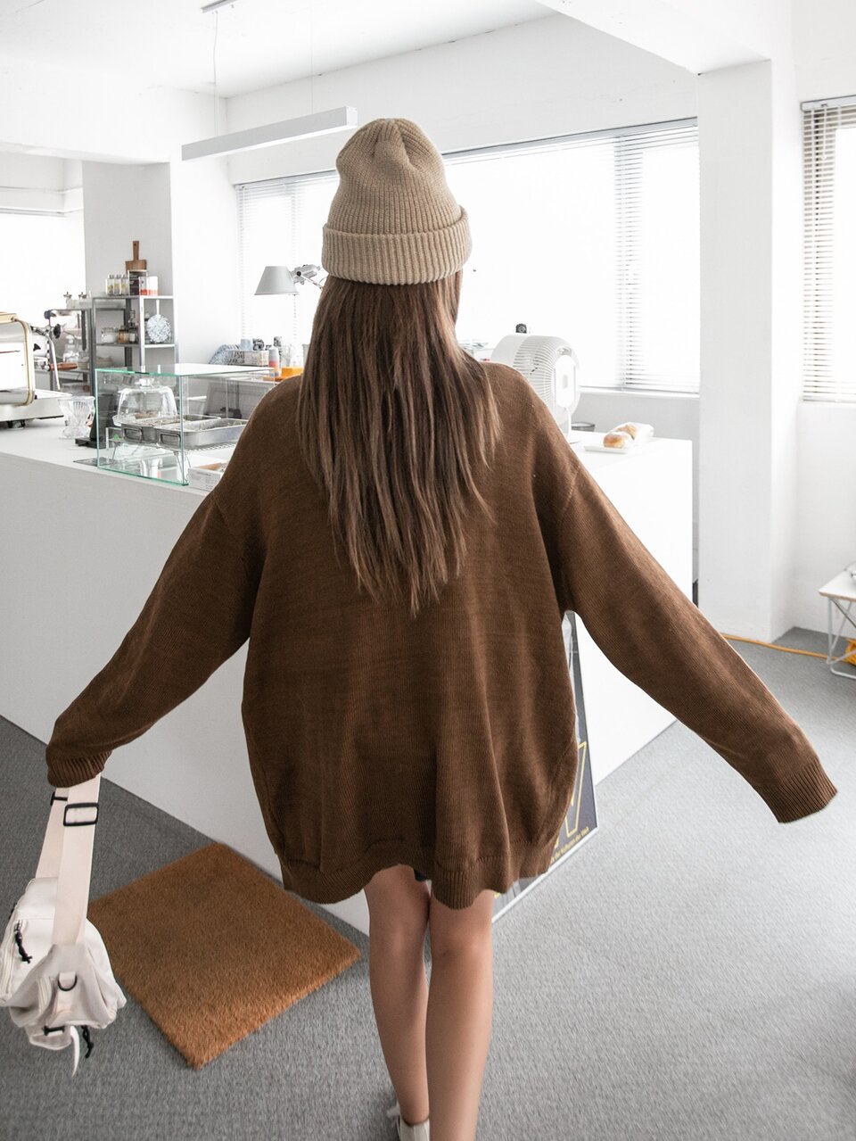 Pocket Detail Button Up Cardigan