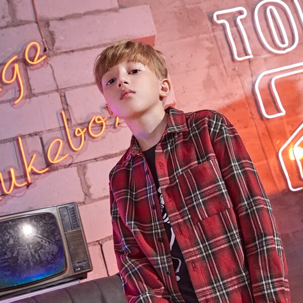 

Boys Plaid Patched Pocket Shirt, Multicolor