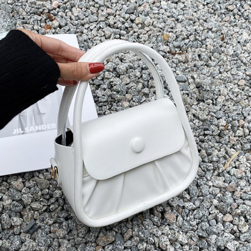 

Minimalist Satchel Bag, Beige