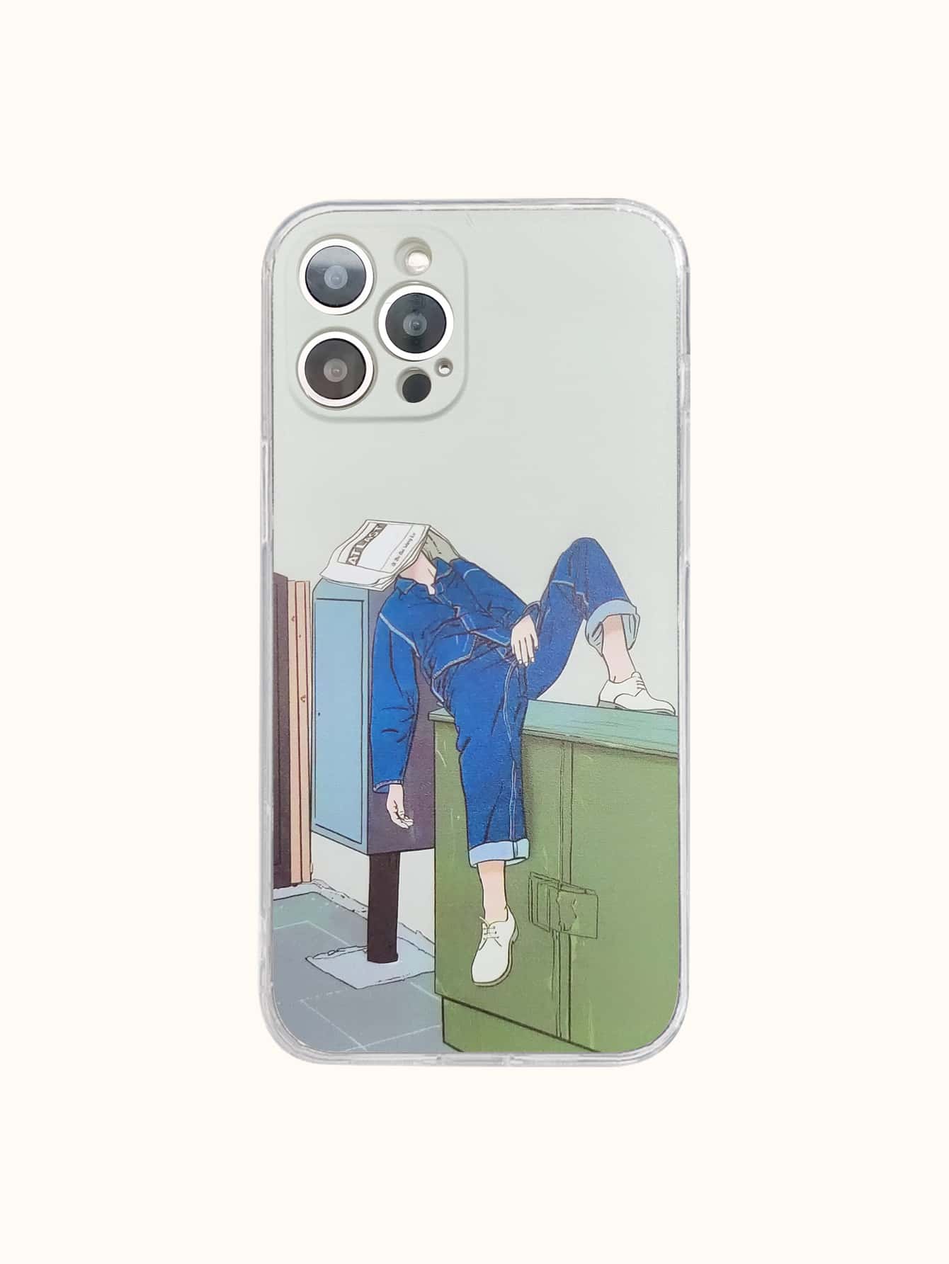 Funda para móvil con estampado de figura - Multicolor - Ver 1
