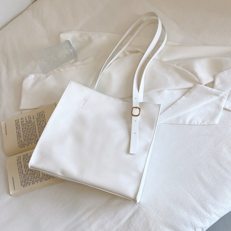 

Minimalist Tote Bag, White