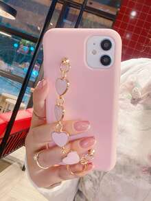 Heart Hand Strap Phone Case