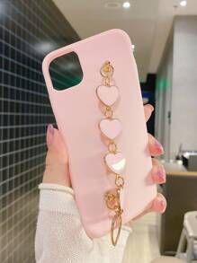 Heart Hand Strap Phone Case